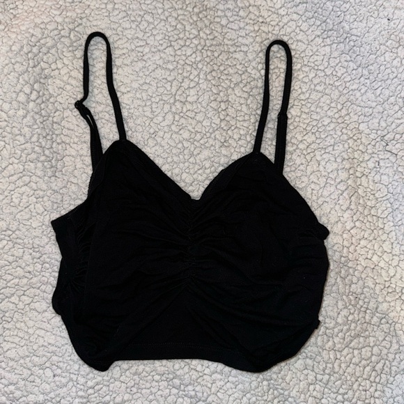 Black Ruched Cami SHEIN - Picture 2 of 5